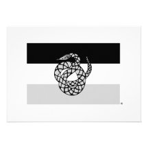 Sigma Nu Flag Grey Personalized Invites