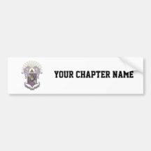 Sigma Pi Good Crest 4-C Bumper Sticker