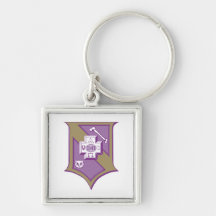 Sigma Pi Shield 2-Colour Key Chain