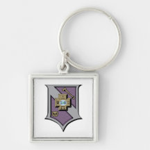 Sigma Pi Shield 4-Colour Key Chains
