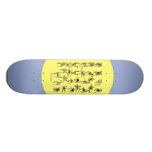 Sign Language Alphabet Skateboard