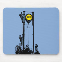 Signal Yes Blue mousepad