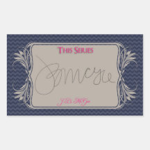 Signed Book Plate Stickers