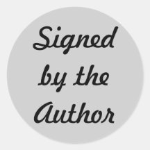 Signed by the Author Sticker