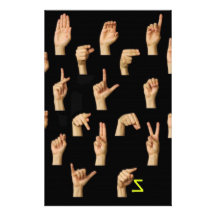 signlanguage stationery paper