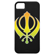 Sikhism Khanda Logo iPhone Case iPhone 5 Cases