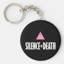 Silence equals Death keychain