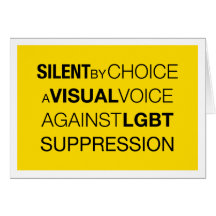 Silent By Choice Light Card