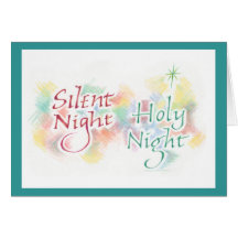Silent Night, Holy Night Christmas Card