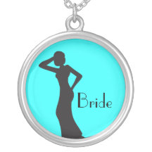 Silhouette Bride Pendant Jewellery