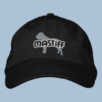 Silhouette Mastiff Embroidered Hat embroidered hats