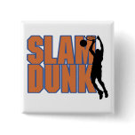 Silhouette Player Slam Dunk Tshirts and Gifts Button