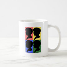 Silhouette Pop Art Mug