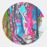 Silk Fabric in Multi-colours Stickers