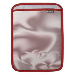 Silk pink heart sleeve for iPads