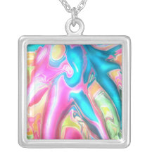 Silk Starfish Necklace