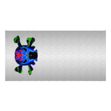 Silken Silver Base n Art101 Graphic Skull Sparkle Photo Greeting Card