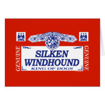 Silken Windhound Greeting Cards