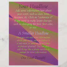 Silky Colours Flyer