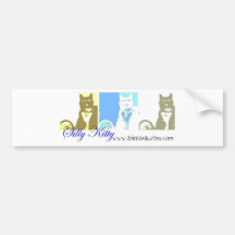 Silly Kitty bumper sticker
