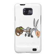 silly plodding donkey mule cartoon samsung galaxy case