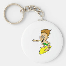 Silly Surf Boy Key Chains