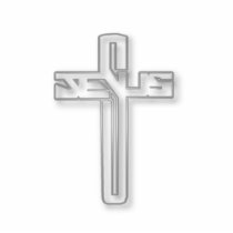 Silver Jesus photo sculptures