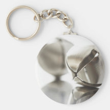 Silver Jingle Bells Key Chain