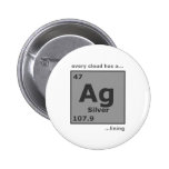 Silver Lining Pinback Buttons
