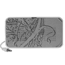 Silver ornament speakers speakers