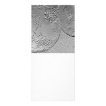 Silver Ornaments Customized Rack Card