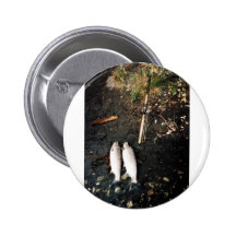 Silver Salmon or Coho Salmon Catch Button