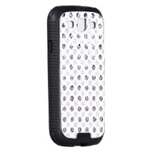 Silver Sequin Dots Effect Light Phone Cases Galaxy S3 Cover