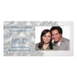 Silver Snowflake Thank You Photo Cards