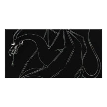 Silver Wyvern Photo Cards