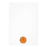 simple basketball vector design stationery design