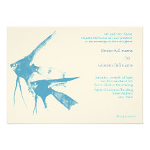 Simple Beach wedding Invite
