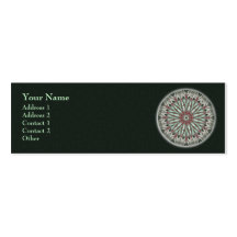 Simple Beauty Mandala - Profile Business Card