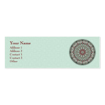 Simple Beauty Mandala - Profile Business Card