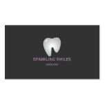 Simple Grey Dentist Business Card