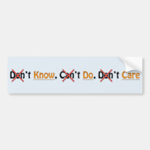 Simple Instructions Bumper Sticker