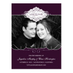 Simply Couture Save The Date Postcard - Purple