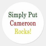 Simply Put Cameroon Rocks Sticker