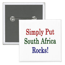 Simply Put South Africa Rocks Pin