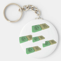 Sin as S Sulphur  and In indium Key Chain