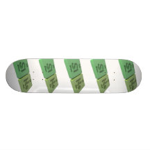 Sine as Si Silicon and Ne Neon Skate Board Decks