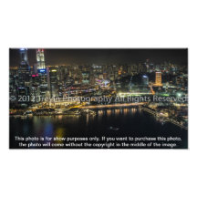 Singaporean Skyline Photograph