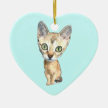 Singapura Caricature Christmas Ornaments
