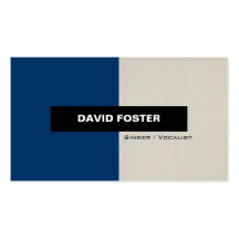 Singer / Vocalist - Simple Elegant Stylish Business Card