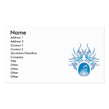 Singing Skull Business Card
